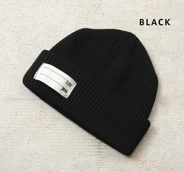 WAIPER.inc U.S.NAVY ワッチキャップ SHORT SOLIDモデル【WP1138C】