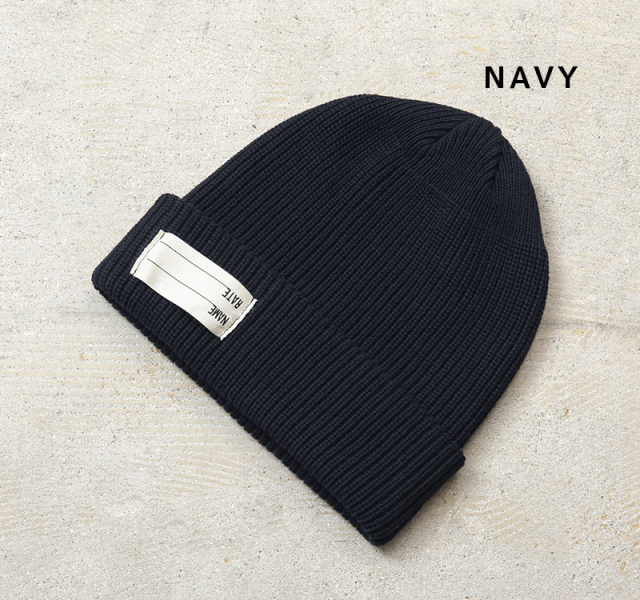 WAIPER.inc U.S.NAVYワッチキャップ REGULAR SOLID WAIPER.inc U.S.NAVY ワッチキャップ REGULAR SOLIDモデル【WP1138D】