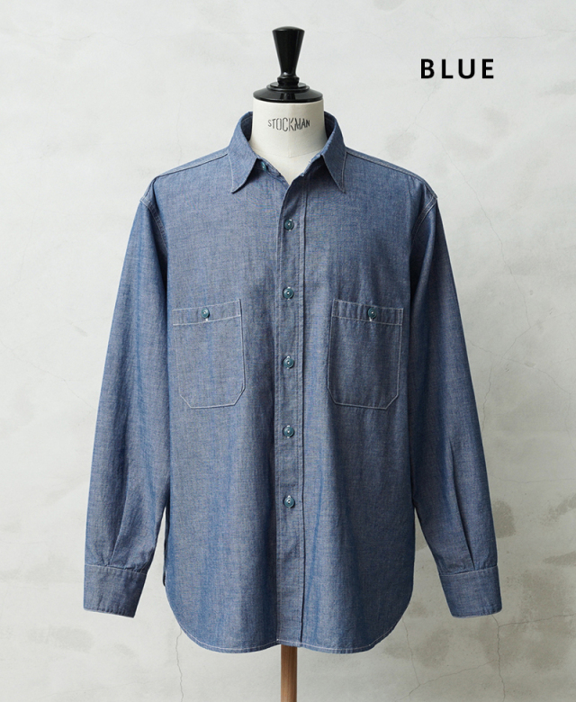 WAIPER.inc 米軍 1950's U.S.NAVY シャンブレーシャツ MADE OF”KAIHARA