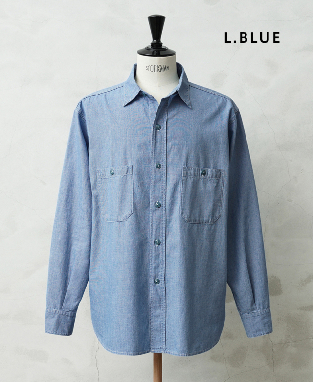 WAIPER.inc 米軍 1950's U.S.NAVY シャンブレーシャツ MADE OF”KAIHARA