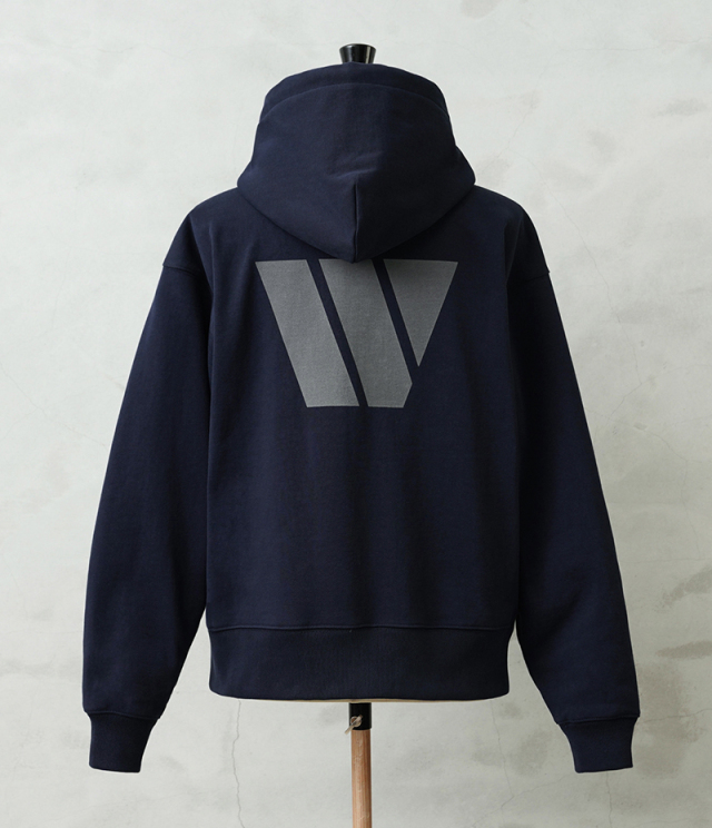み*ん様 ワイパーWAIPER.inc REFLECTIVE LOGO フルジッ WAIPER.inc REFLECTIVE LOGO フルジップパーカー【WP1176】ミリタリー
