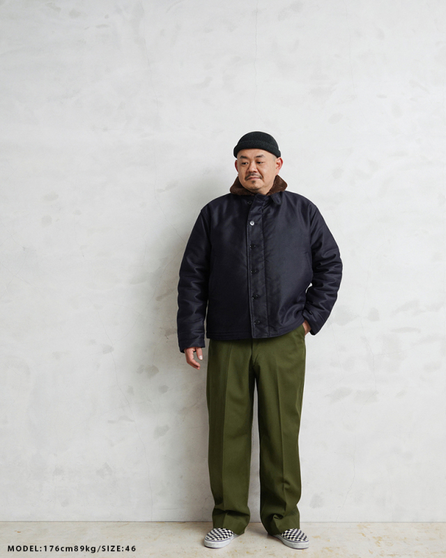 WAIPER.inc 忠実復刻 米軍 U.S.NAVY N-1 デッキジャケット 前期