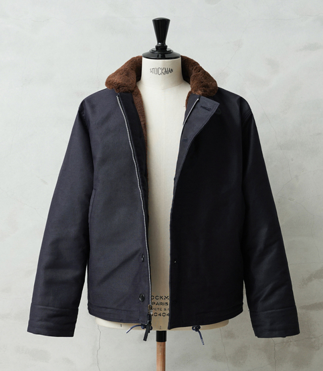 WAIPER.inc 忠実復刻 N-1 デッキジャケット 後期型 アルパカ n1 WAIPER.inc 忠実復刻 米軍 U.S.NAVY N-1 デッキジャケット 後期