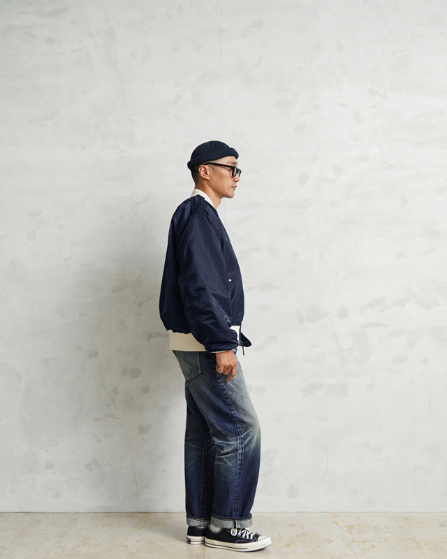 美品 WAIPER.inc　米軍 L-2A IVORY CUSTOM 　44 米軍 L-2A フライトジャケット MIL-J-5392Aモデル IVORY CUSTOM