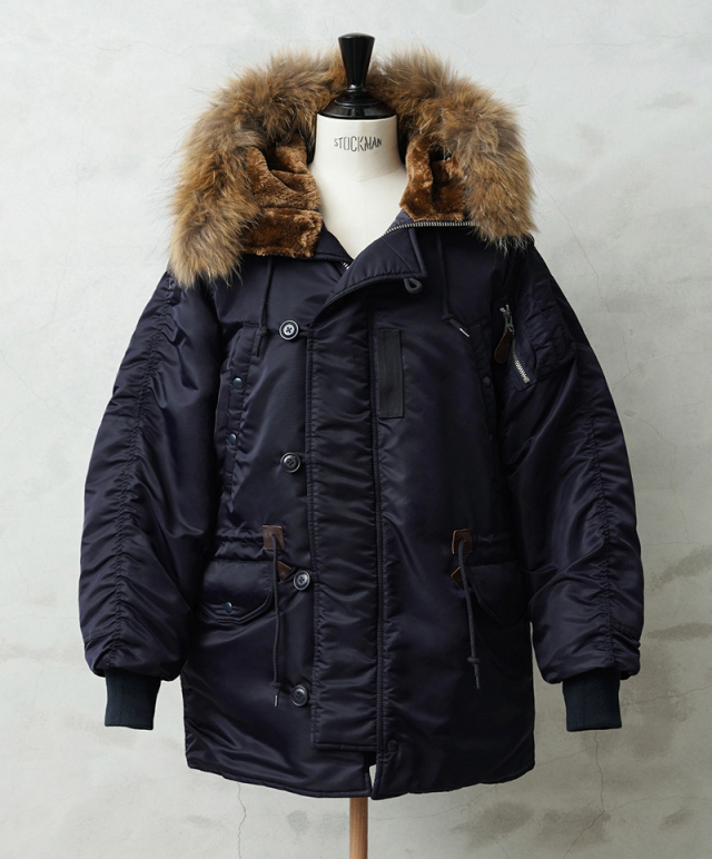 米軍 AIR CREW N-3 フライトジャケット リアルファー WAIPER. WAIPER.inc 米軍 AIR CREW N-3A フライトジャケット リアルファー