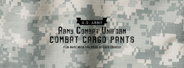 実物 USED 米軍 ACU コンバットカーゴパンツ UCP ミリタリー