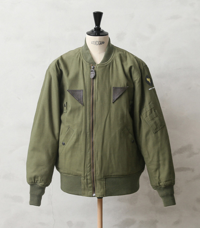 米軍 B-15A MOD フライトジャケット WAIPER.inc OD【WP35】