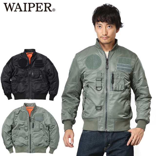 WAIPER inc MA-1 フライト ジャケット WAIPER.inc ワイパーインク 米軍 最初期型 MA-1フライト