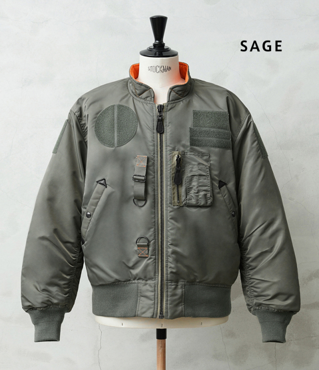 WAIPER.inc 米軍 CUSTOM MA-1 フライトジャケット【WP37】ミリタリー