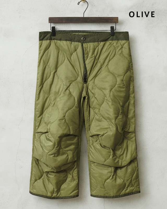 WAIPER.inc 米軍 M-65 フィールドパンツ キルティング ライナー