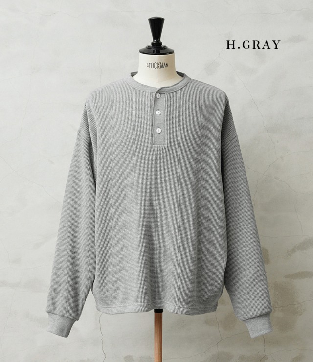 Healthknit ヘルスニット WAIPER別注 WPHK01 SUPER HEAVY WAFFLE L/S