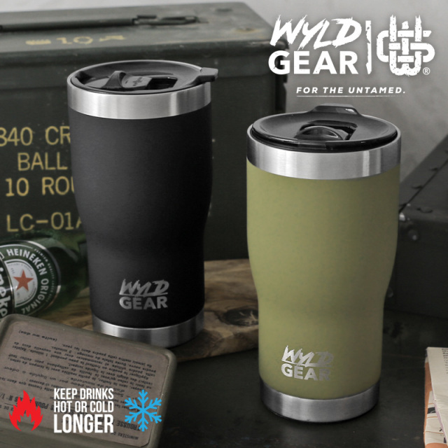 【即日出荷対応】WYLDGEAR ワイルドギア TUMBLER タンブラー 保温・保冷 蓋付き 20oz（592ml）【キャンペーン対象外】【T】