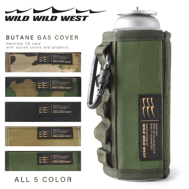 ★カートで割引対象品★【即日出荷対応】WILD WILD WEST ワイルドワイルドウエスト Butane Gas Cover（CB）CB缶カバー【Sx】【T】
