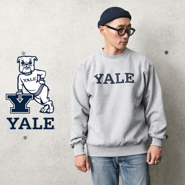 ★カートで割引対象品★YALE University イェール ユニバーシティー YALE-034 ヘビーウェイト クルーネック スウェットシャツ【T】