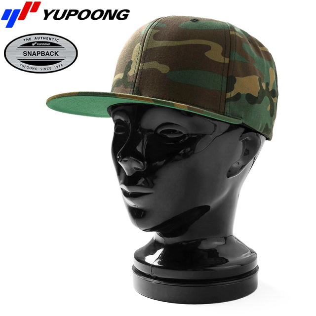 ★カートで割引対象品★【即日出荷対応】YUPOONG ユーポン 6089 CLASSIC SNAPBACK ベースボールキャップ GREEN CAMO 帽子【T】