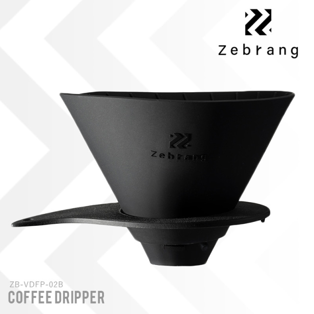 【即日出荷対応】Zebrang ゼブラン ZB-VDFP-02B V60 フラットドリッパー 02 PLUS MADE IN JAPAN 【キャンペーン対象外】【T】
