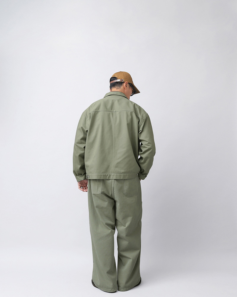 WAIPER ヘリンボーン柄ミリタリージャケット vintage ALMW by WAIPER WILA-M47HJK FRENCH ARMY M-47 Type2