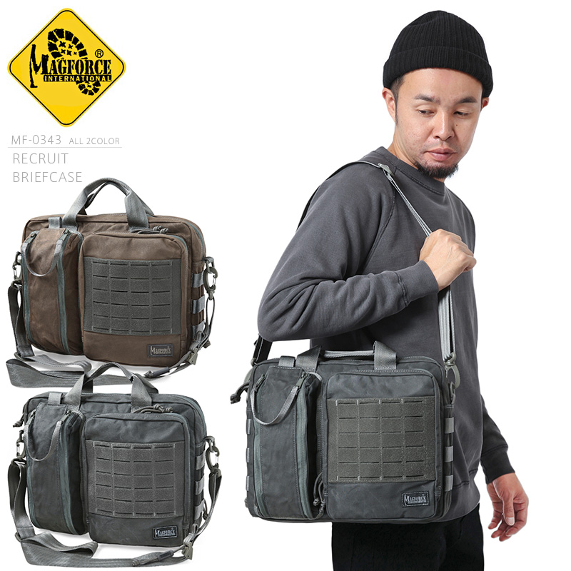 ★カートで割引対象品★MAGFORCE マグフォース MF-0343 Recruit Briefcase ショルダーバッグ【T】