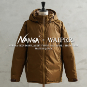 waiper✖︎nanga ダウンジャケットまーさ NANGA ナンガ WAIPER別注 AURORA-TEX ダウンジャケット TYPE