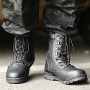 アメリカ軍 海軍　フライトブーツ ミリタリー ブーツ NAVY 米軍 米軍実物 Vibram フライトデッキ ゴアテックス ブーツ| 柿田商店