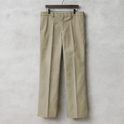 MADE IN GERMANY 新品 T/Cツイル ツータック チノトラウザーズ MADE IN GERMANY 新品 デッドストック T/Cツイル ツータック