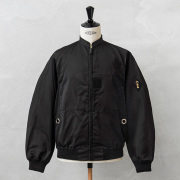 クルーネック ライナージャケット BLACK染め am_wip_24041021_0.jpg?fitin=