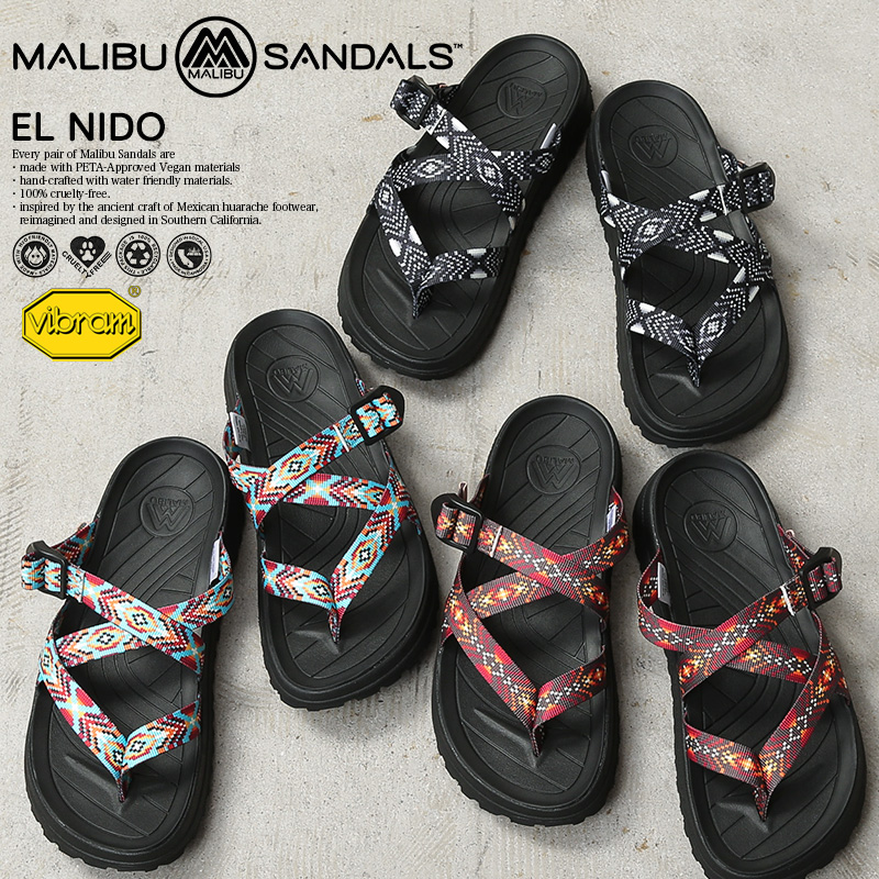 【即日出荷対応】MALIBU SANDALS マリブサンダルズ MS10 EL NIDO エルニド サンダル【キャンペーン対象外】【T】
