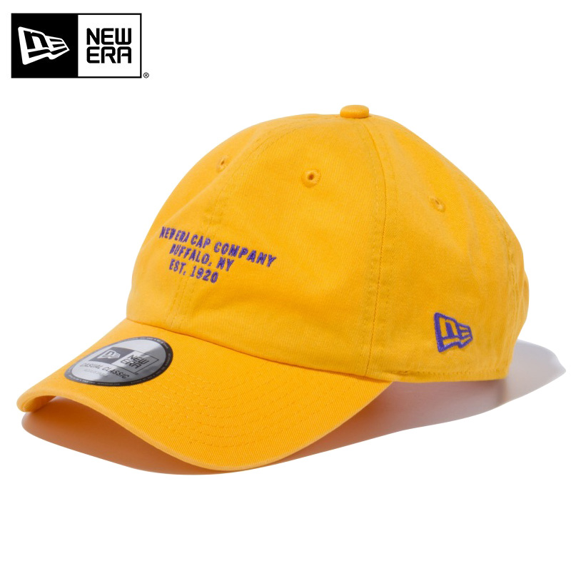 ★只今10％OFF★【即日出荷対応】NEW ERA ニューエラ 12326086 Casual Classic リアストラップエンブロイダリー NEW ERA CAP COMPANY Aゴールド × パープルメイズ【Sx】【T】