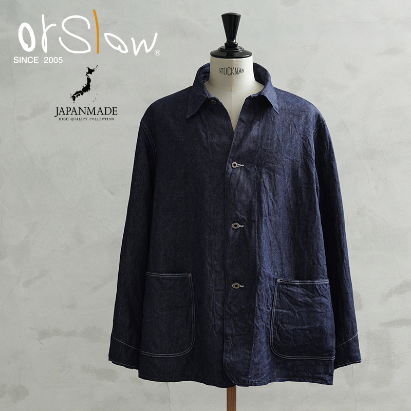 orSlow オアスロウ 01-6250-L81 1940’S TYPE WWII COVERALL カバーオールジャケット リネンデニム 日本製【キャンペーン対象外】【T】
