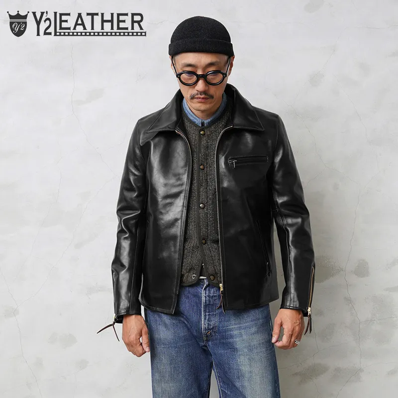 Y'2 LEATHER ワイツーレザー PR-65 VINTAGE HORSE LIGHT シングルライダースジャケット ホースハイド MADE IN JAPAN【キャンペーン対象外】【T】