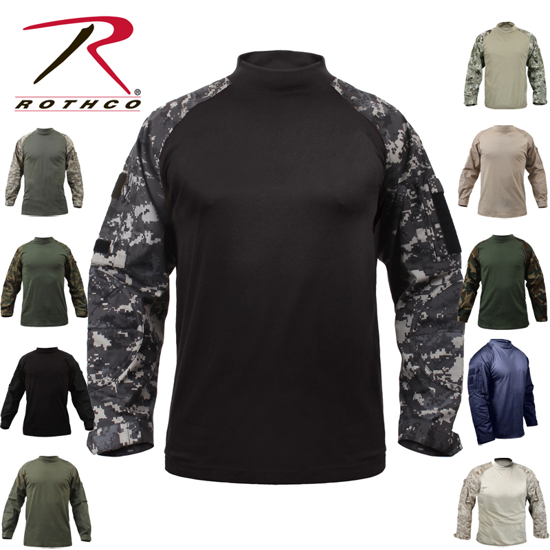 ★カートで割引対象品★ROTHCO ロスコ ミリタリーコンバットシャツ10色【T】