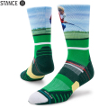 ★ただいま10％OFF割引中★【メーカー取次】STANCE スタンス JACK NICKLAUS CREW ソックス GREEN M558C18JNC#GRN 靴下 【キャンペーン対象外】【T】