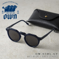 【即日出荷対応】OWN オウン OW-03BL-GY #03 BLUE / GREY ボストンタイプ ブルーフレーム グレーレンズ サングラス【キャンペーン対象外】【T】