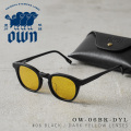 【即日出荷対応】OWN オウン OW-06BK-DYL #06 BLACK / DARK YELLOW ボストン ヴィンテージシェード ブラックフレーム イエローレンズ サングラス【キャンペーン対象外】【T】