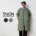 ★カートで割引対象品★【即日出荷対応】TAION タイオン TAION-104BML-1 LONG MILITARY LINE クルーネックボタン ダウンコート【B5】【Sx】【T】