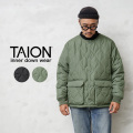★カートで割引対象品★TAION タイオン TAION-104PML-1 MILITARY LINE クルーネック オーバーカーディガン【B6】【Sx】【T】