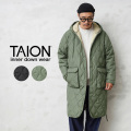★カートで割引対象品★TAION タイオン TAION-106BML-LONG MILITARY LINE フード ダウンコート【B7】【Sx】【T】
