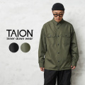 ★カートで割引対象品★【即日出荷対応】TAION タイオン TAION-109SHNDML-1 MILITARY LINE ミリタリー ダブルポケット シャツ【E3】【Sx】【T】