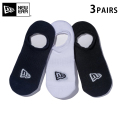 ★只今10％OFF★【メーカー取次】NEW ERA ニューエラ ソックス ベリーショート ３ペア マルチ 14518162【R】
