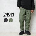 ★カートで割引対象品★TAION タイオン TAION-133BML-1 MILITARY LINE ボタンスリット ダウンパンツ 【C2】【Sx】【T】