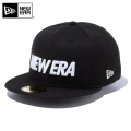 ★只今10％OFF★【メーカー取次】NEW ERA ニューエラ 59FIFTY ワードマークロゴ ブラック 13552120 キャップ 【キャンペーン対象外】【T】