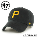 【メーカー取次】’47 Brand フォーティーセブン・ブランド 14751154 47 CLEAN UP ピッツバーグ・パイレーツ キャップ ブラック【Sx】【R】