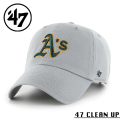 【メーカー取次】’47 Brand フォーティーセブン・ブランド 14751156 47 CLEAN UP オークランド・アスレチックス キャップ ストーム【Sx】【R】