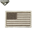 【キャンペーン対象外】【ネコポス便対応】CONDOR コンドル U.S. FLAG PATCH （ワッペン） DESERAT【T】