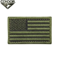 【キャンペーン対象外】【ネコポス便対応】CONDOR コンドル U.S. FLAG PATCH （ワッペン） OD【T】