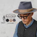 Mr.FATMAN ミスターファットマン 5225001 TWO DOLLAR ウール パイピング フェドラハット J.J. WILLIAMS 日本製【キャンペーン対象外】【T】