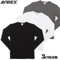 ポイント10倍☆AVIREX アビレックス デイリーウエア ミニワッフル Vネック長袖Tシャツ 6163584【7836230015】【キャンペーン対象外】【T】