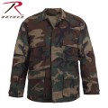 ★カートで割引対象品★ROTHCO ロスコ CAMO BDU シャツジャケット 7940 Woodland Camo【T】