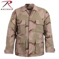 ★カートで割引対象品★ROTHCO ロスコ CAMO BDU シャツジャケット 8960 Tri-Color Desert Camo【T】