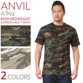 【メーカー取次】【ネコポス便対応】ANVIL アンビル 939 MIDWEIGHT 4.9oz S/S カモフラージュ Tシャツ アメリカンフィット【キャンペーン対象外】【T】